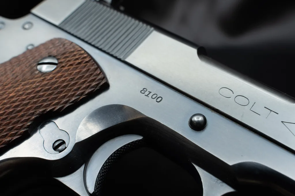 Colt Pistol serial number 8100